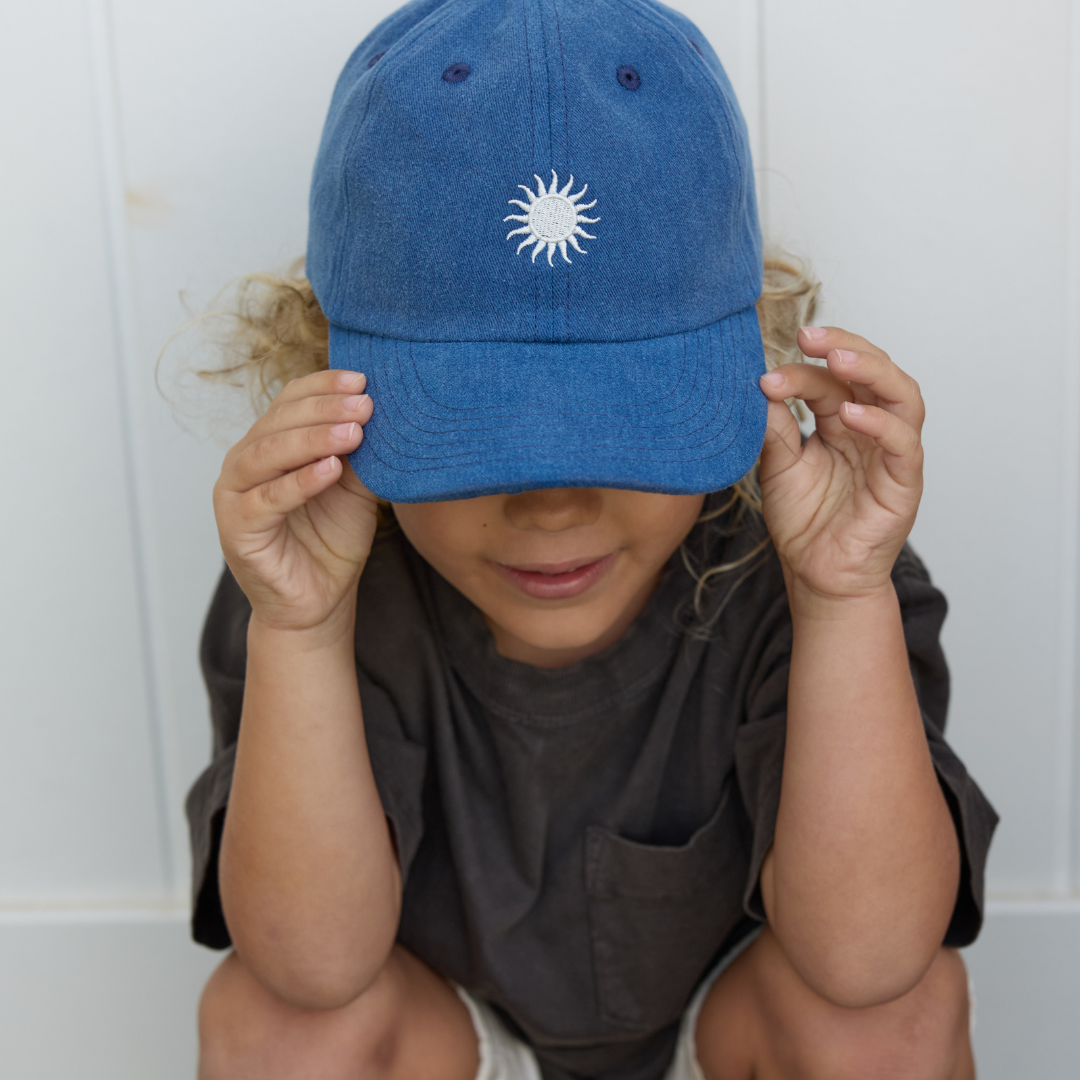 Sun Cap - Stonewash Blue
