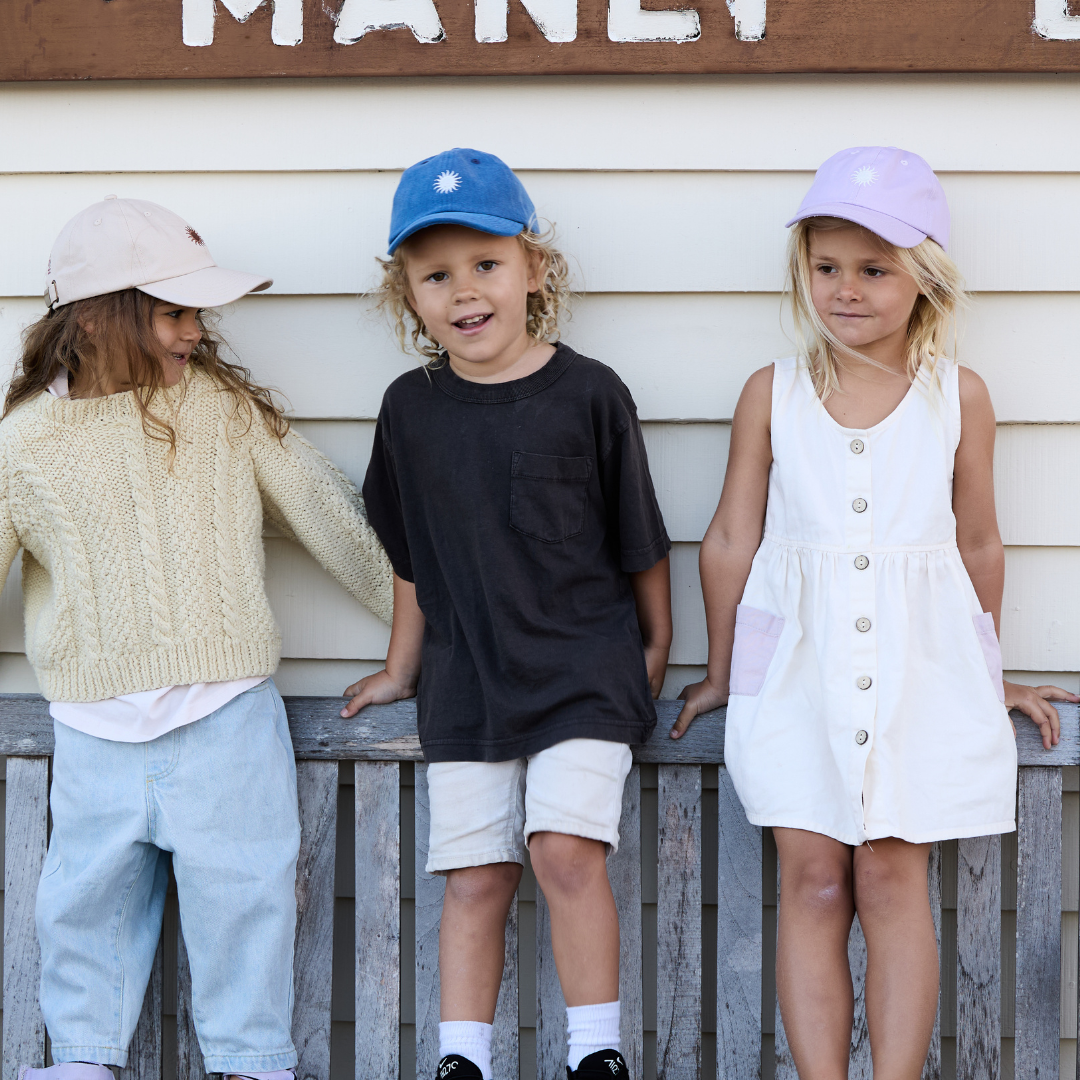 Matching Sun Cap Bundle - Stonewash Blue