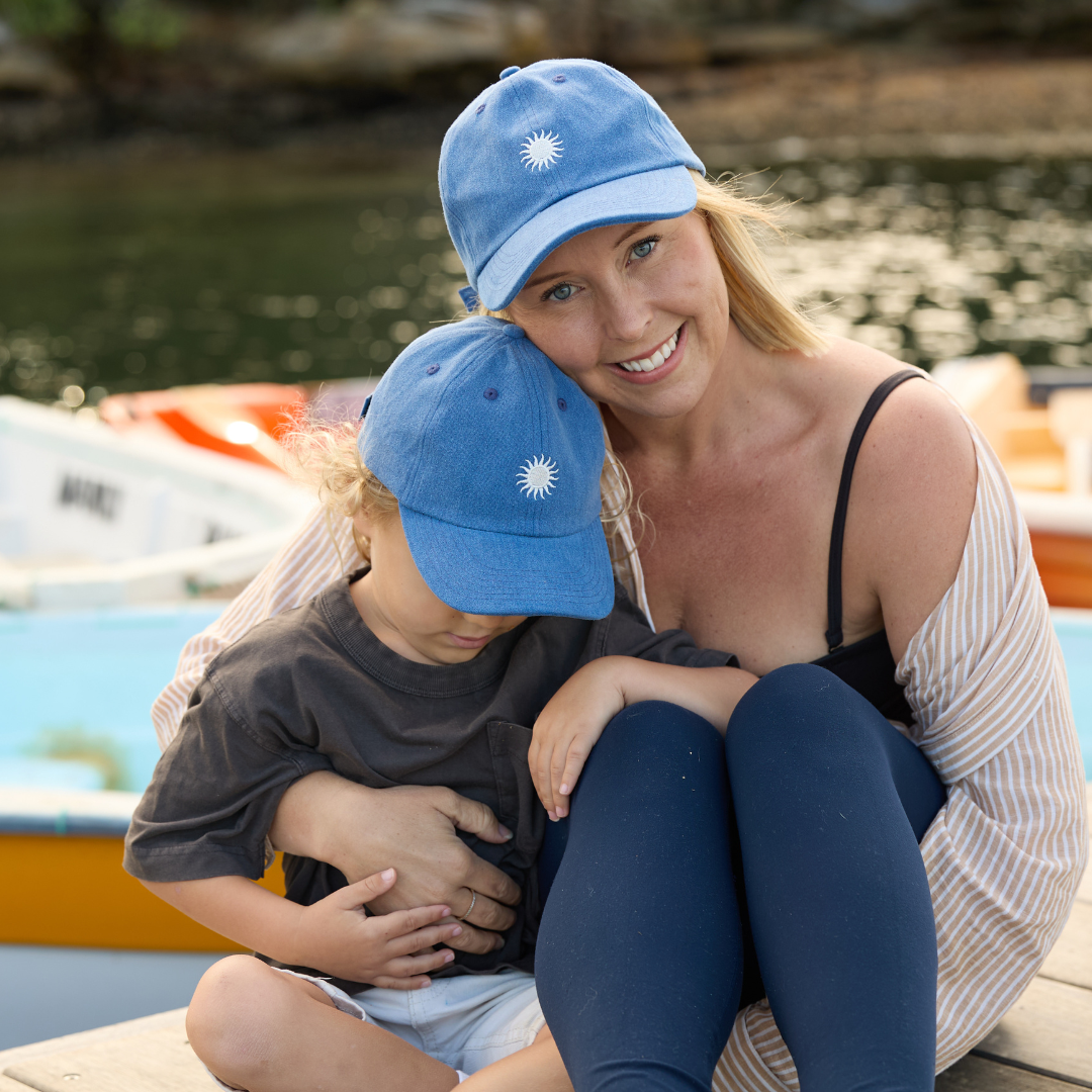 Sun Cap - Stonewash Blue