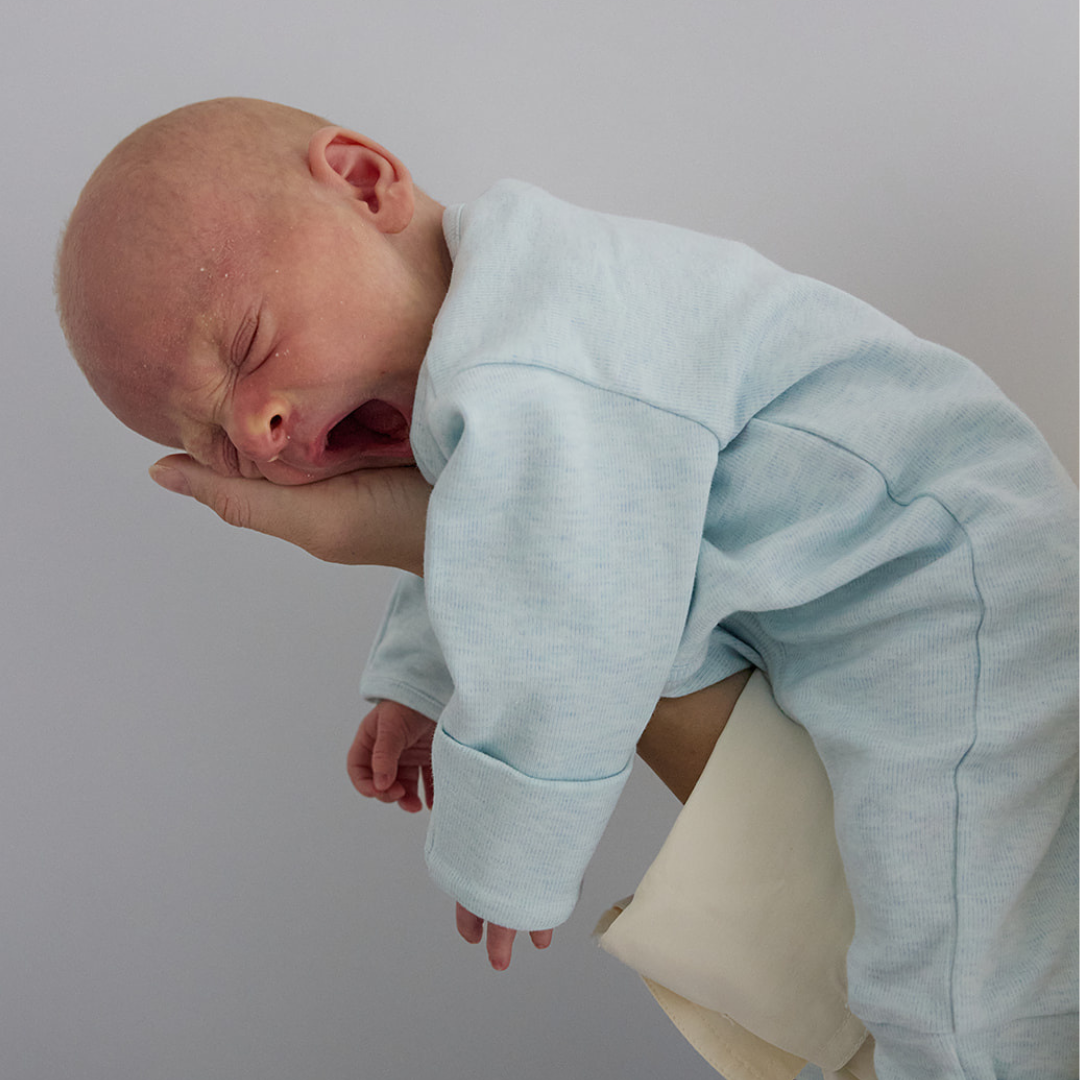 Warm Zippy Romper - Sky Blue