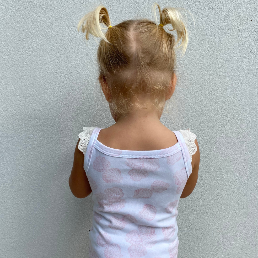 Frill Bodysuit - Seashell