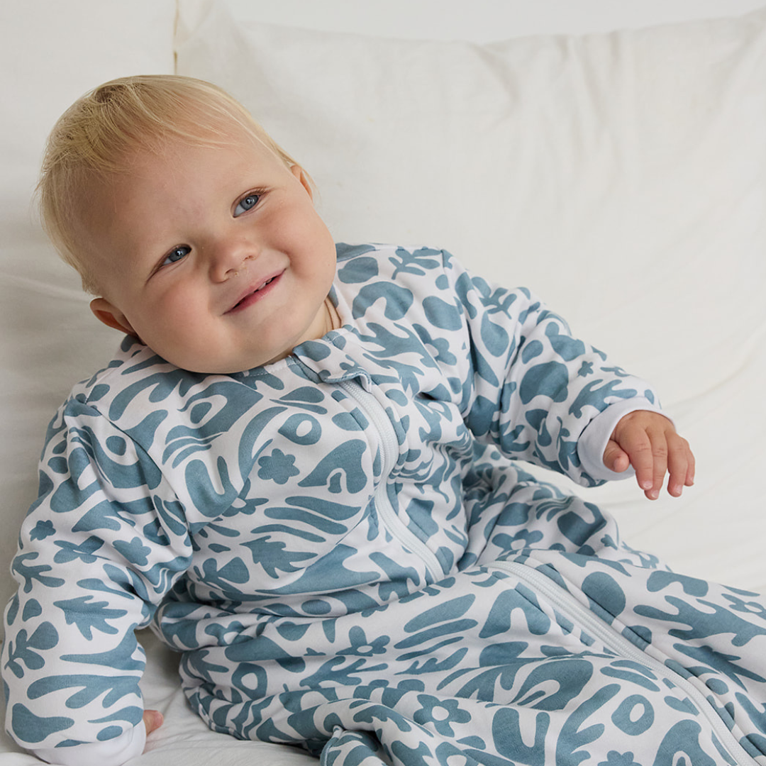 2.5 TOG Cotton Sleeping Bag - Blue Abstract