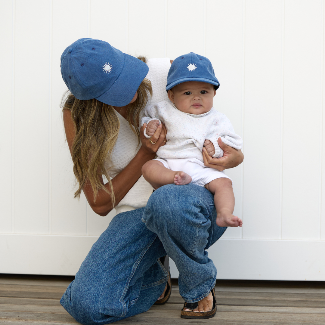 Sun Cap - Stonewash Blue