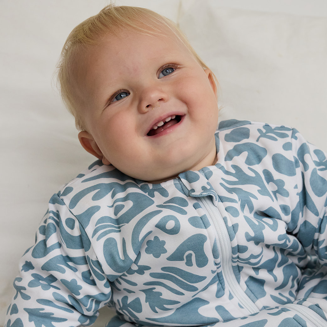 2.5 TOG Cotton Sleeping Bag - Blue Abstract