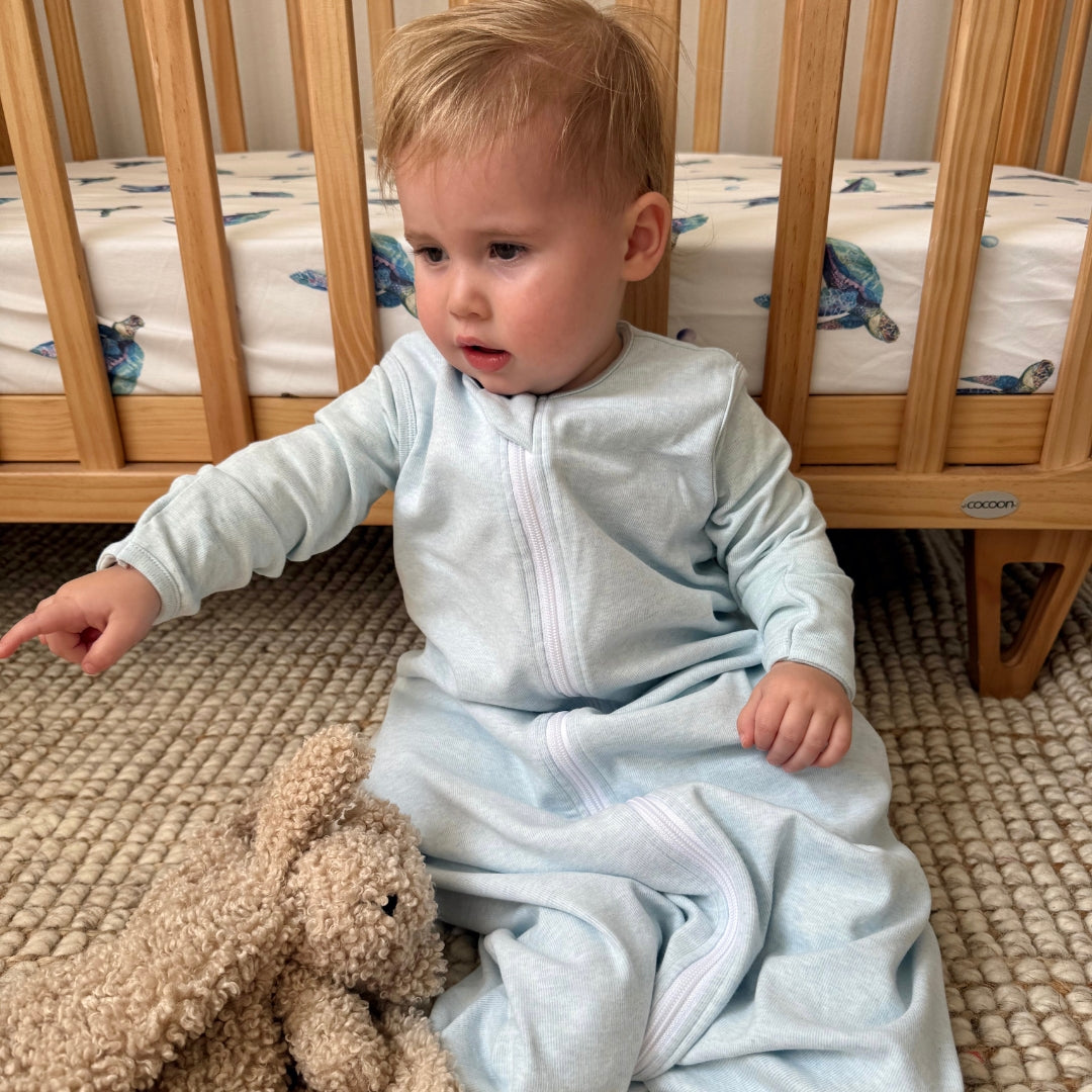 1.0 TOG Cotton Sleeping Bag - Sky Blue