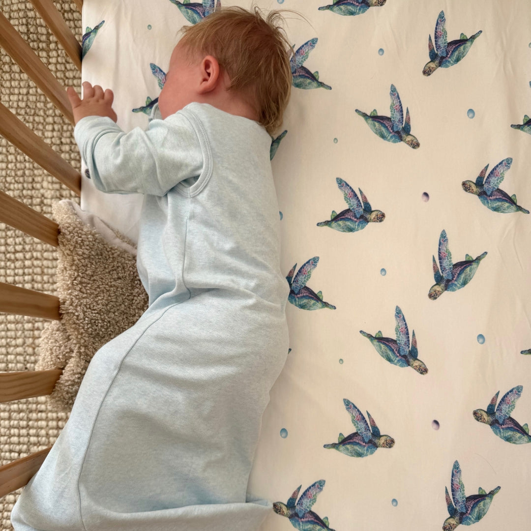 1.0 TOG Cotton Sleeping Bag - Sky Blue