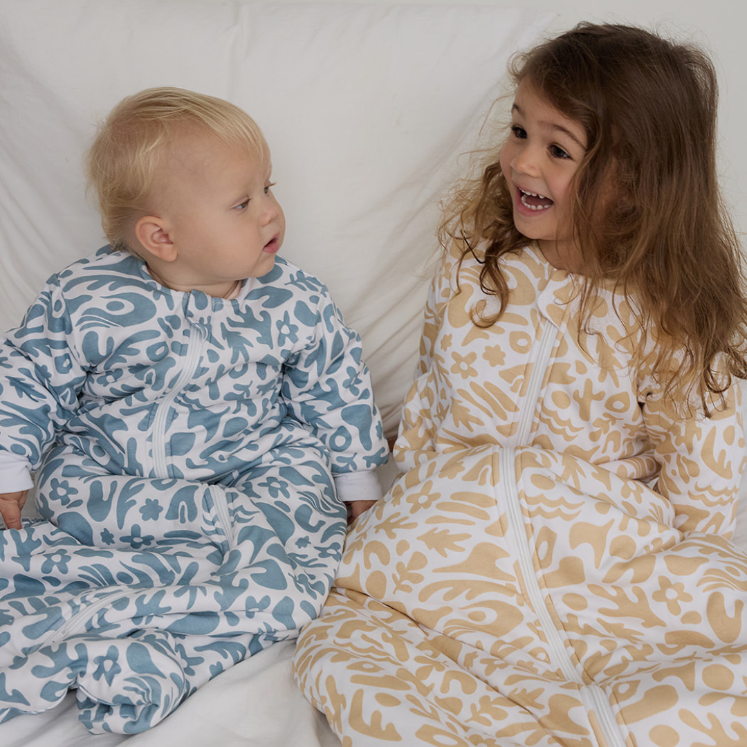 3.5 TOG Cotton Sleeping Bag - Blue Abstract