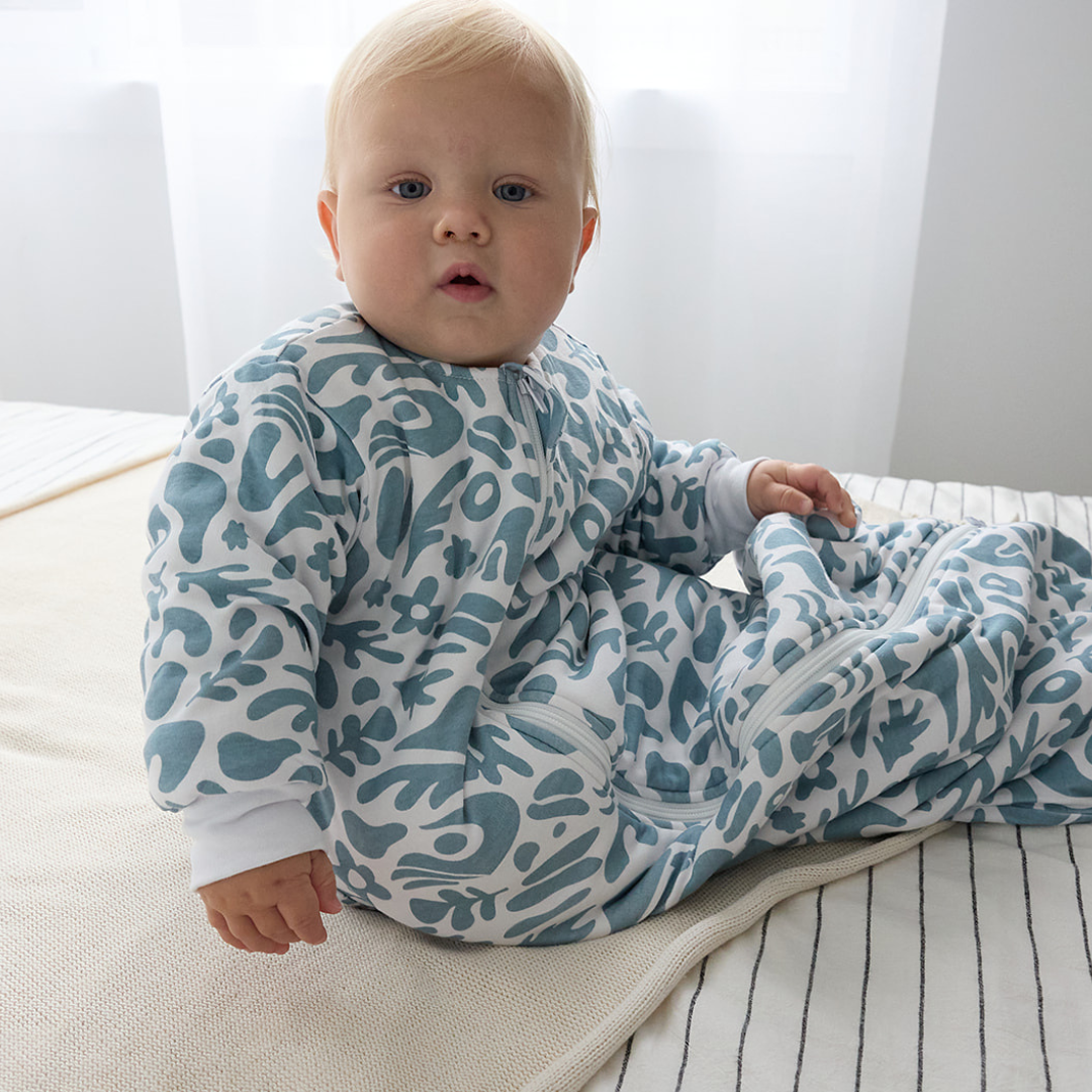 2.5 TOG Cotton Sleeping Bag - Blue Abstract