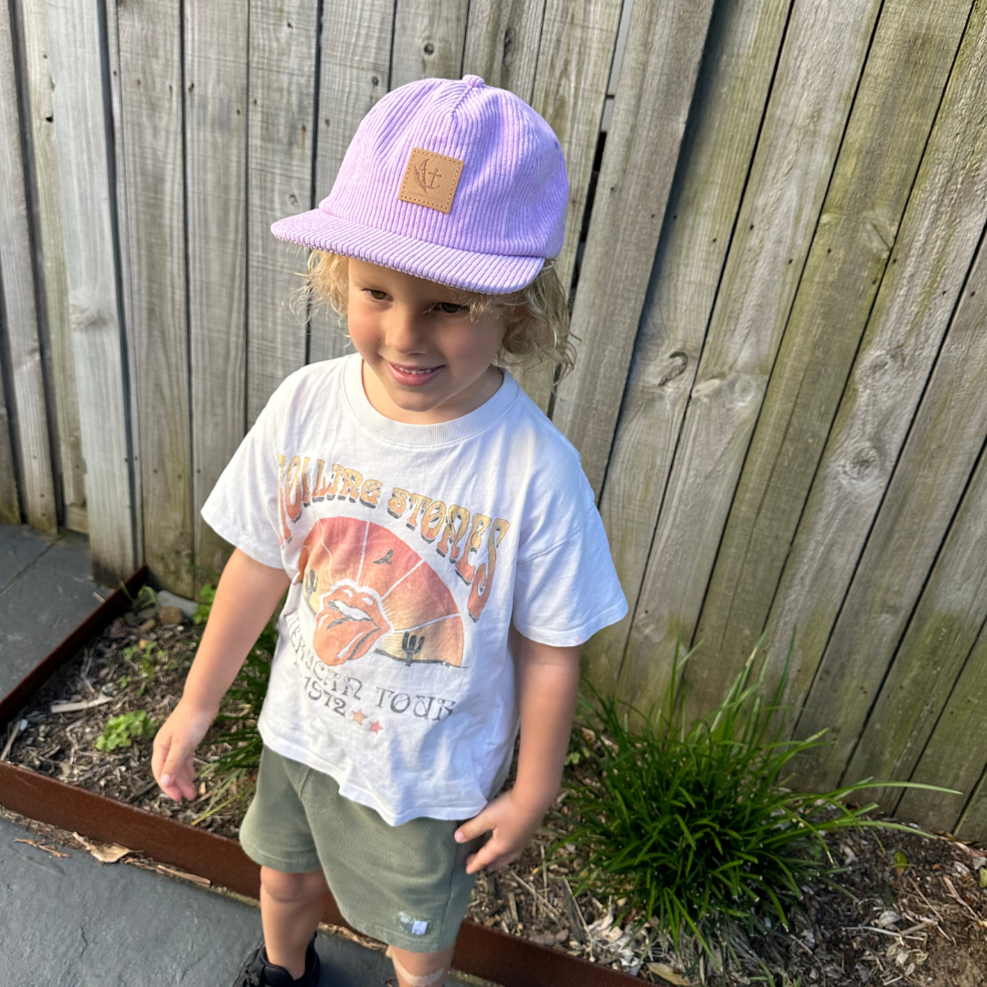 Corduroy Hat - Lilac