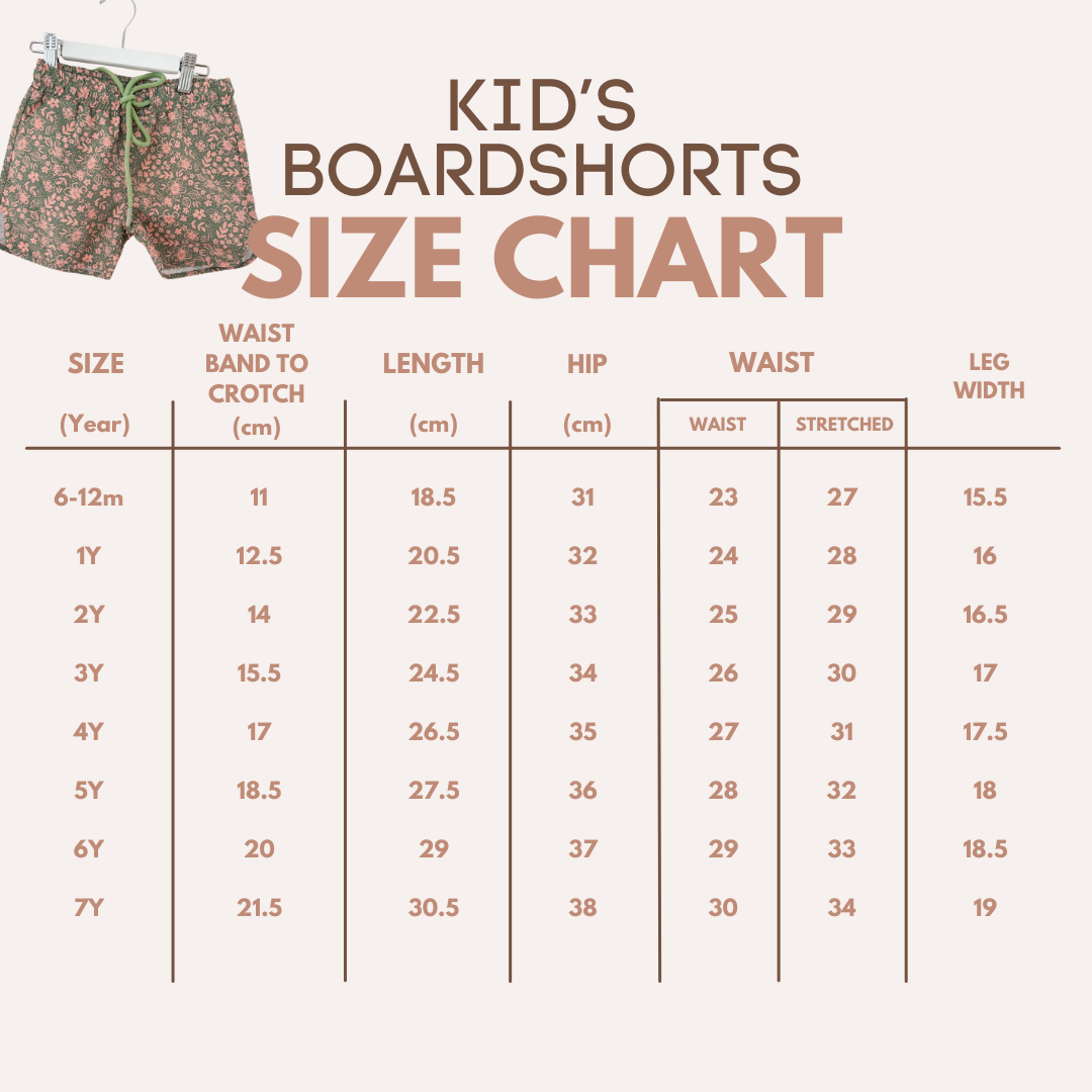Archie Board Short - Summer Sage