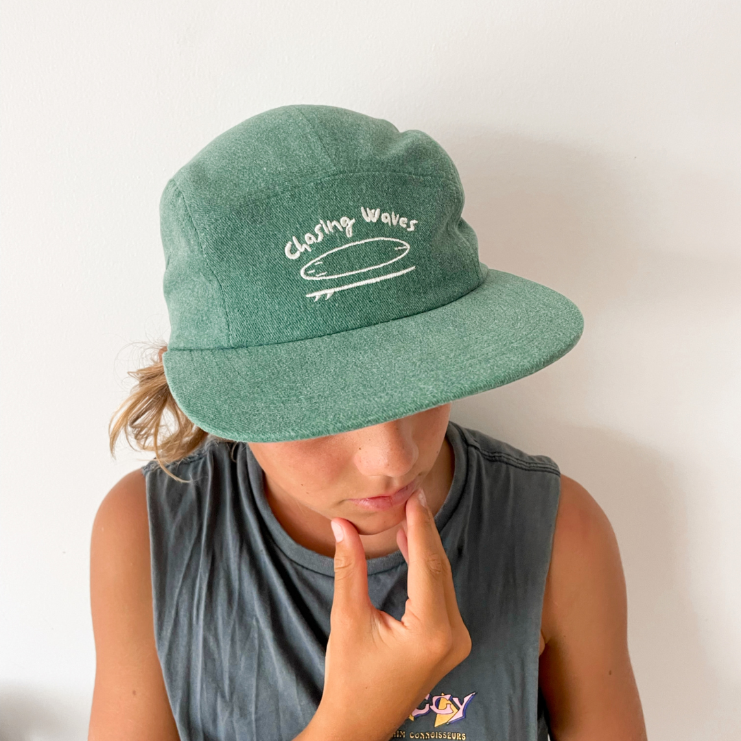 Chasing Waves - Stonewash Green