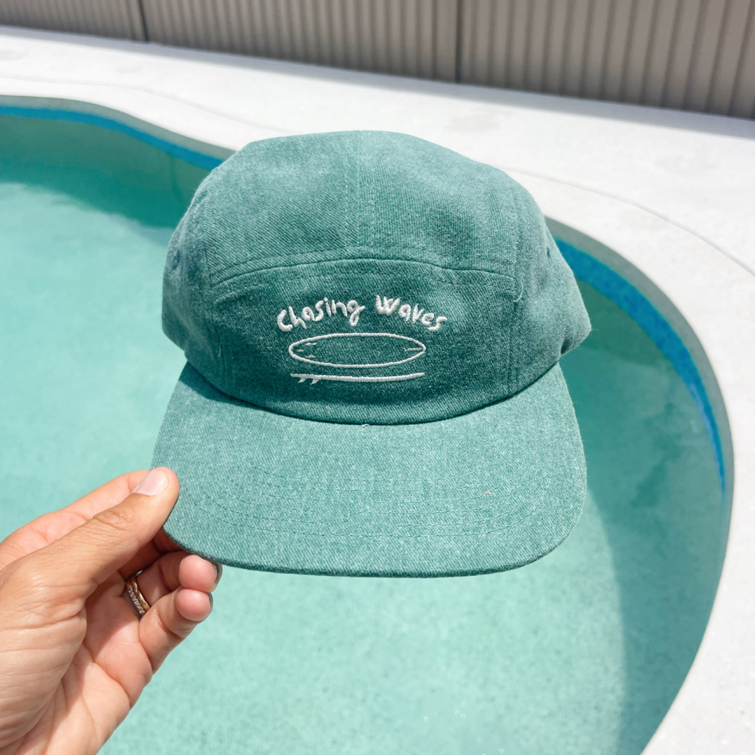 Chasing Waves - Stonewash Green