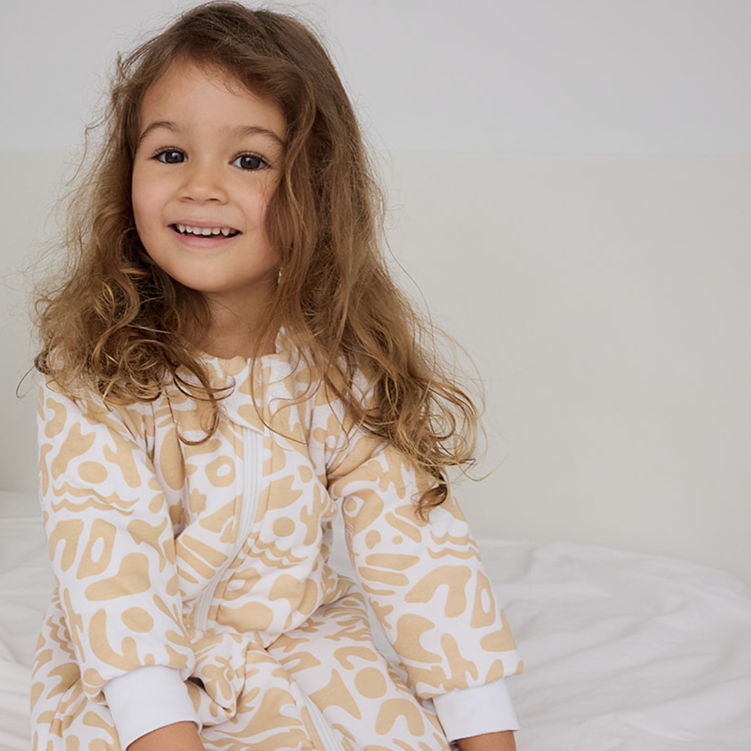 2.5 TOG Cotton Sleeping Bag - Beige Swirl
