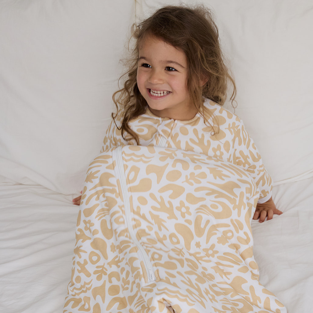2.5 TOG Cotton Sleeping Bag - Beige Swirl