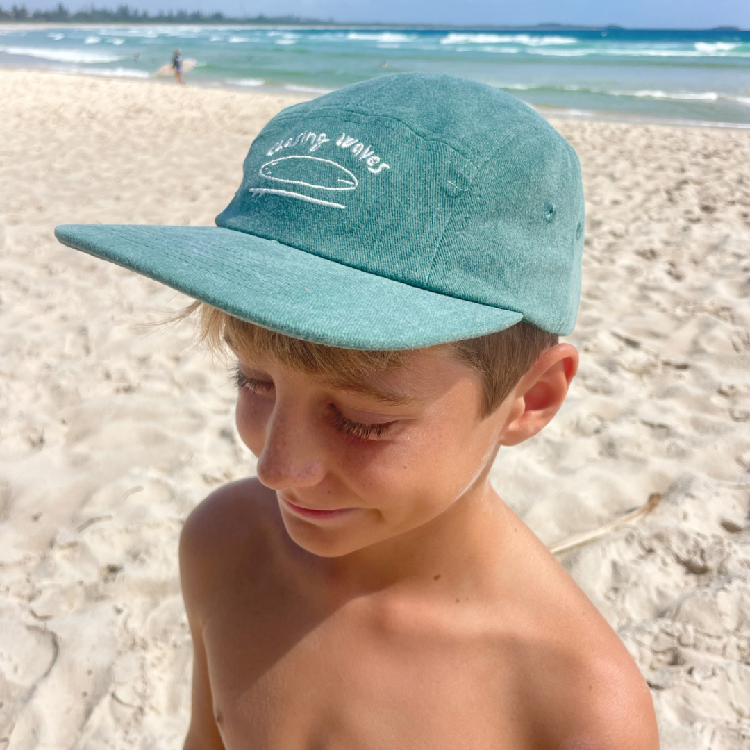 Chasing Waves - Stonewash Green