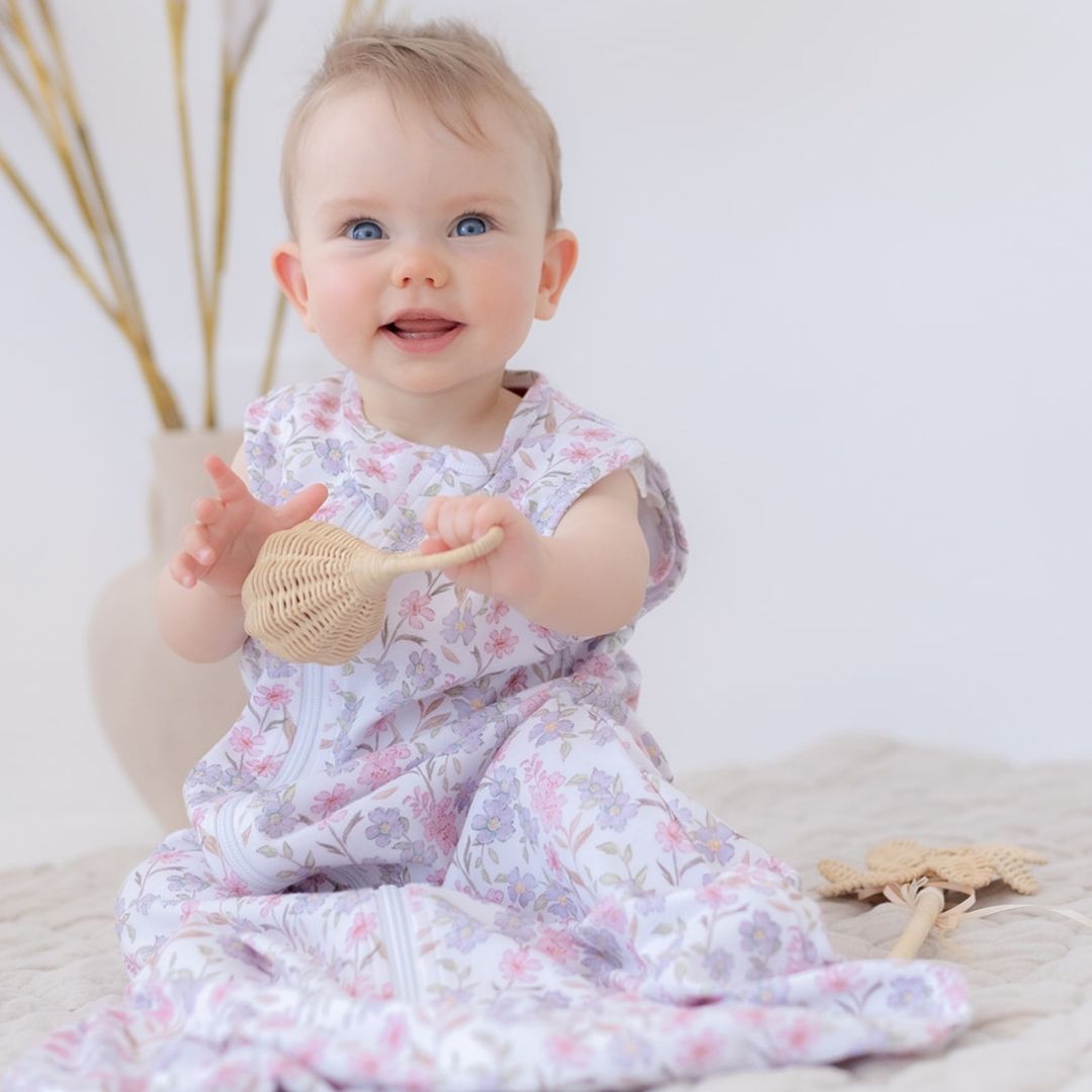 1.0 TOG Cotton Sleeping Bag - Daisy Dreams
