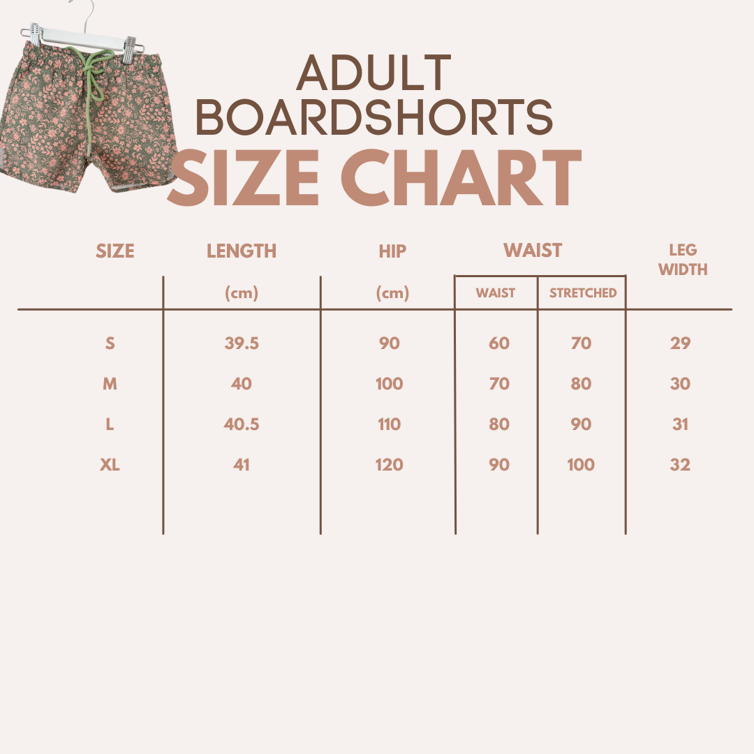 Matching Archie Board Short - Summer Sage