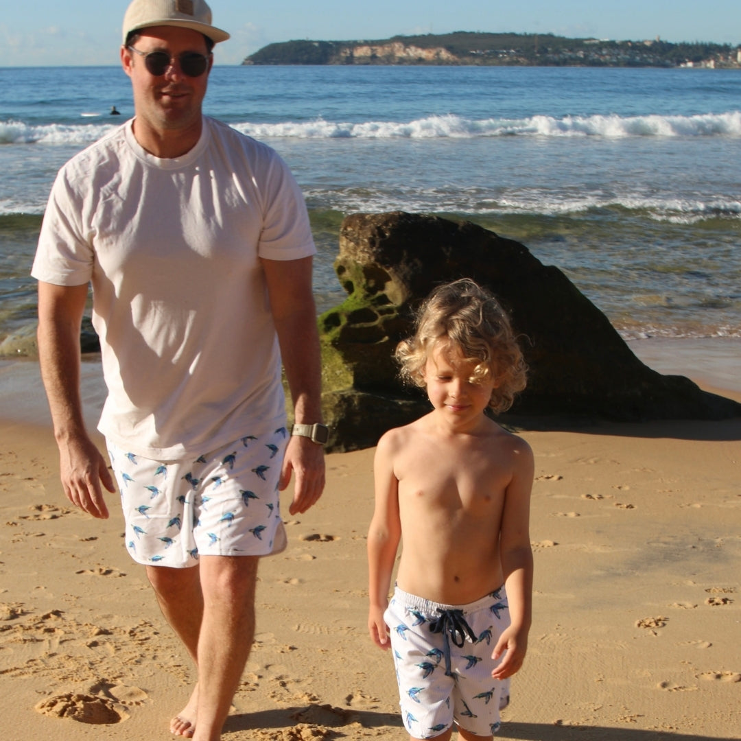Matching Archie Board Short - Sea Turtle