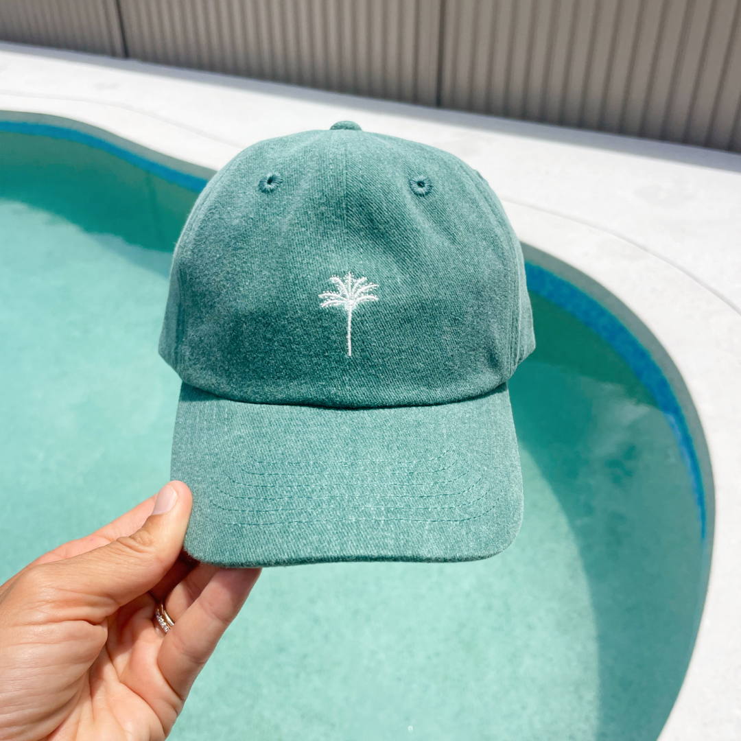 Palm Cap - Stonewash Green