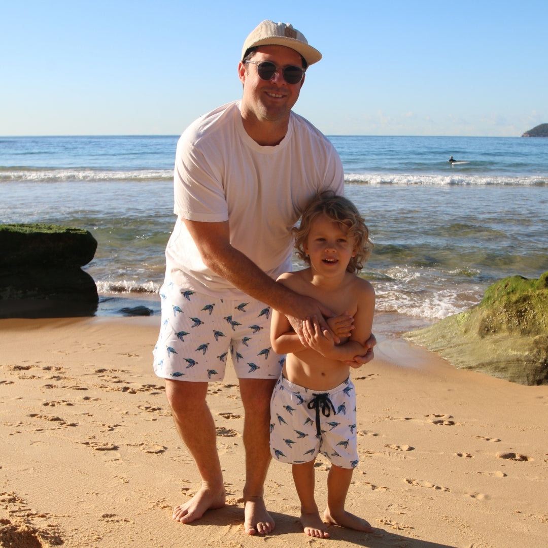 Matching Archie Board Short - Sea Turtle