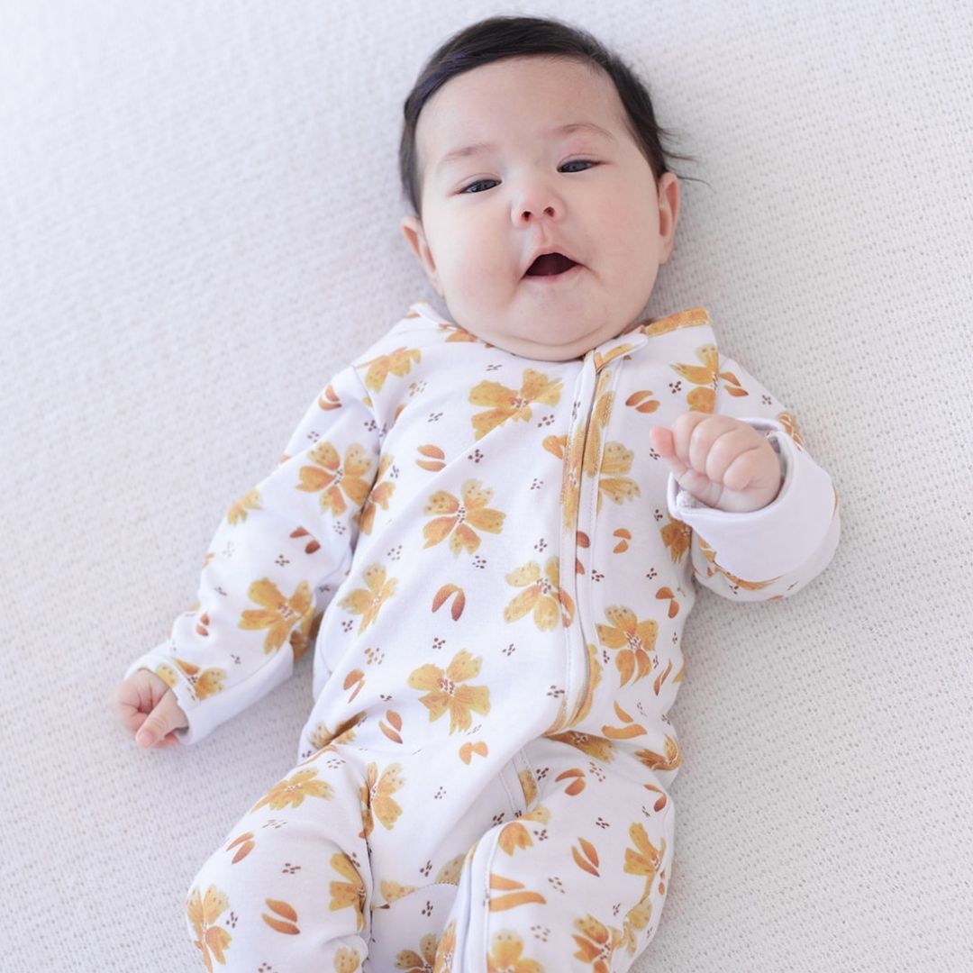 Long Zippy Romper - Summer Blooms