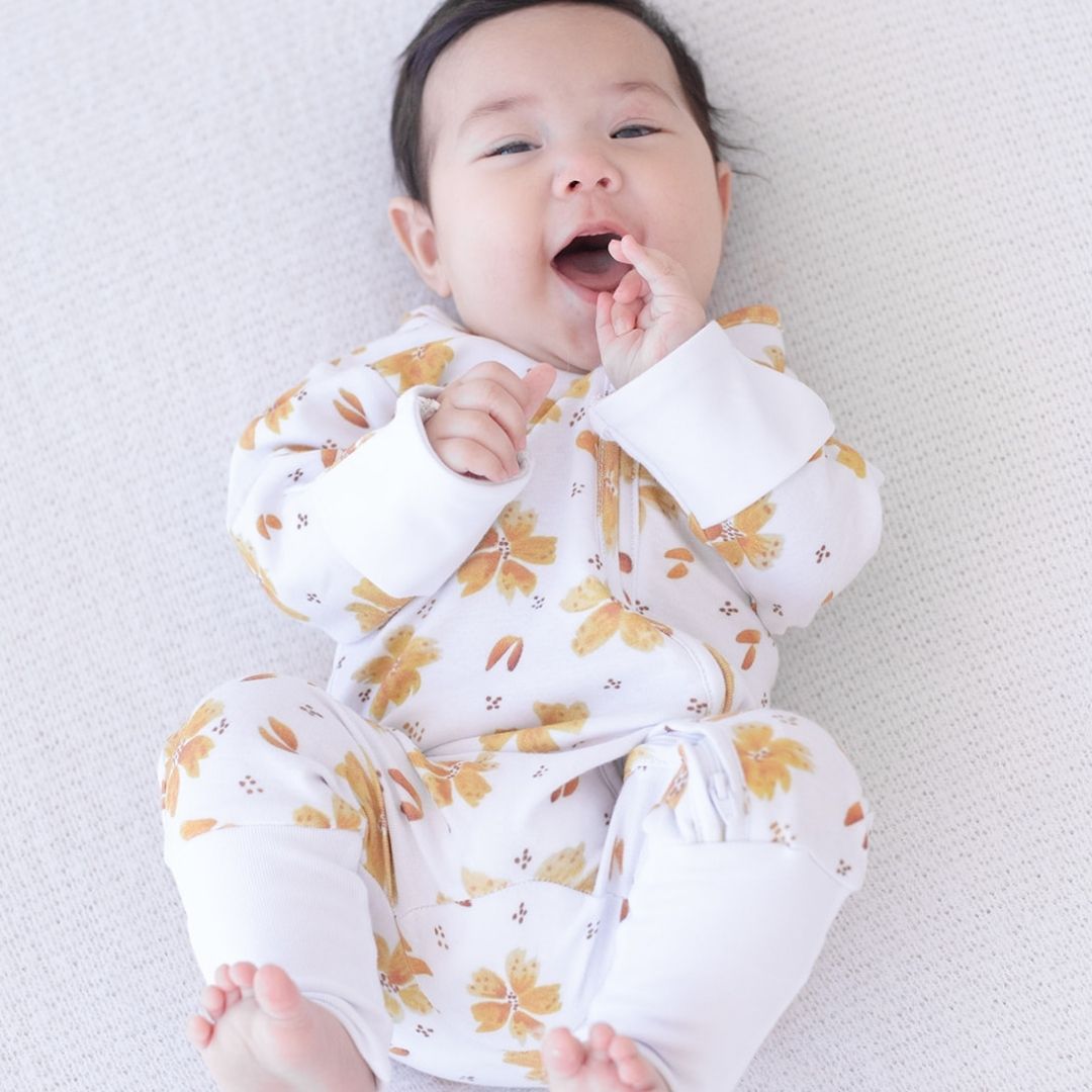 Long Zippy Romper - Summer Blooms