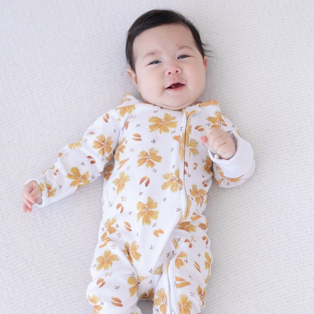 Long Zippy Romper - Summer Blooms