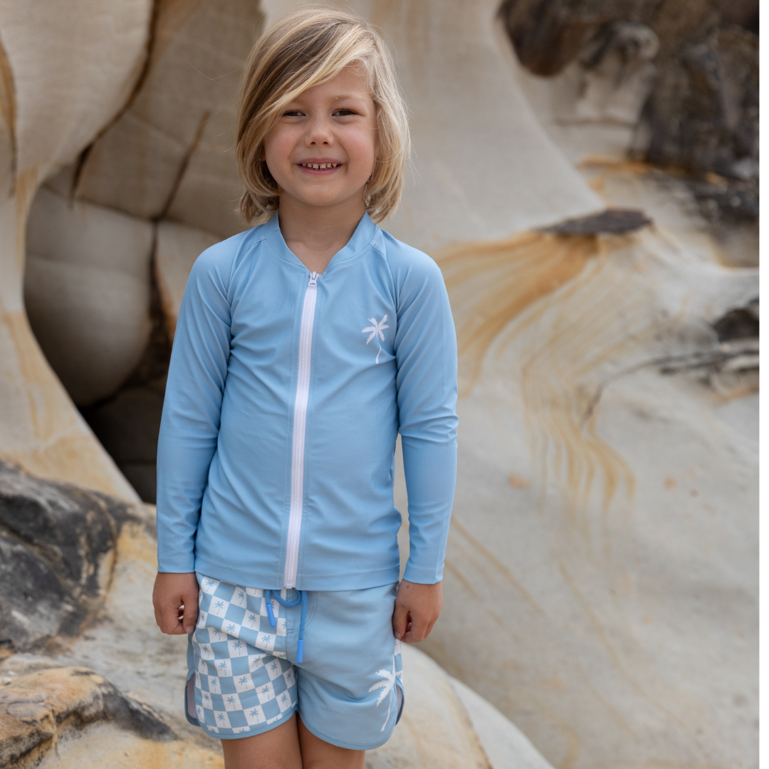 Archie Board Short - Ocean Palm