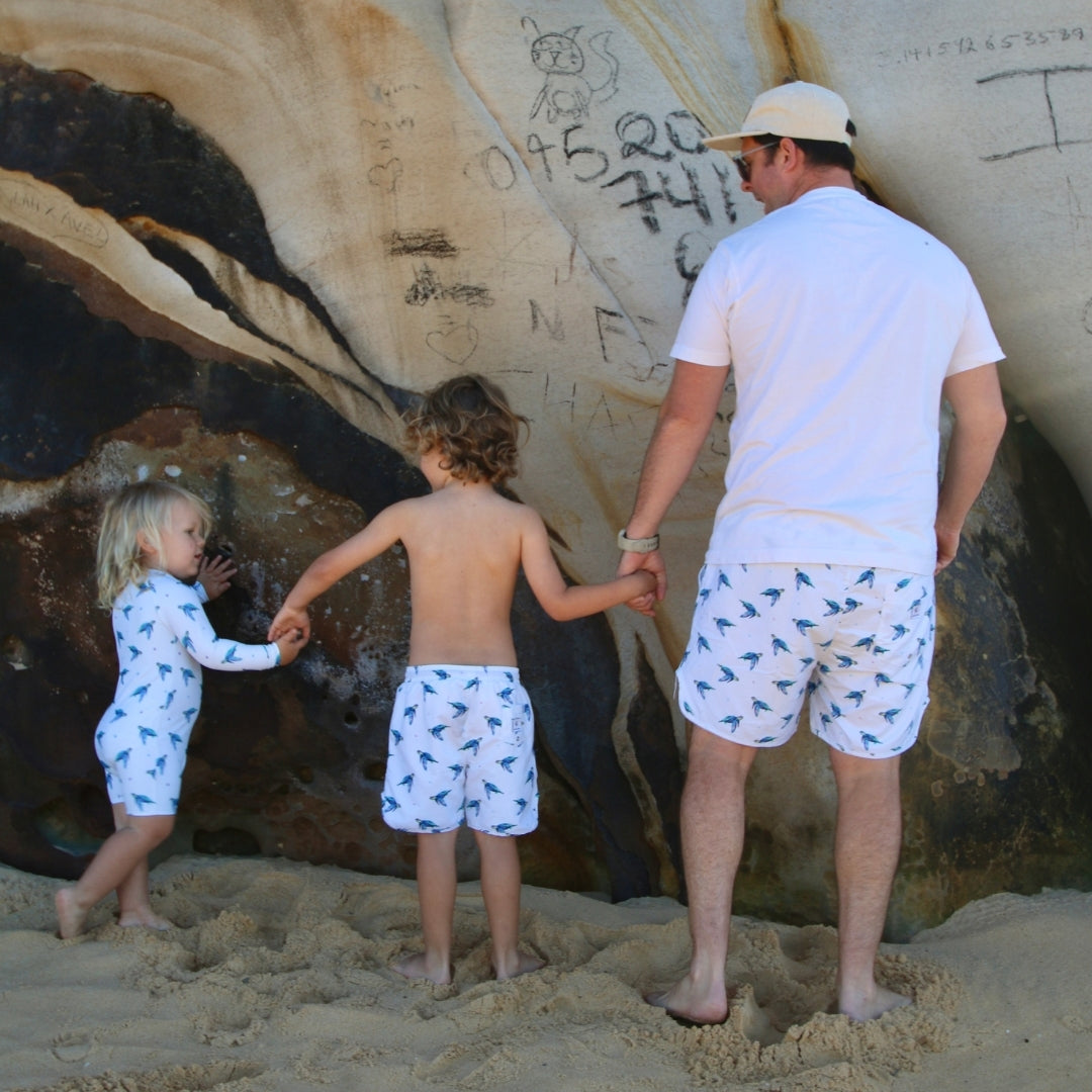 Matching Archie Board Short - Sea Turtle
