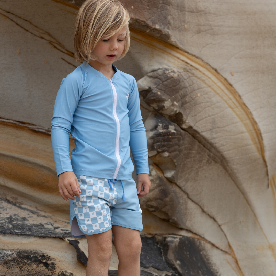 Archie Board Short - Ocean Palm