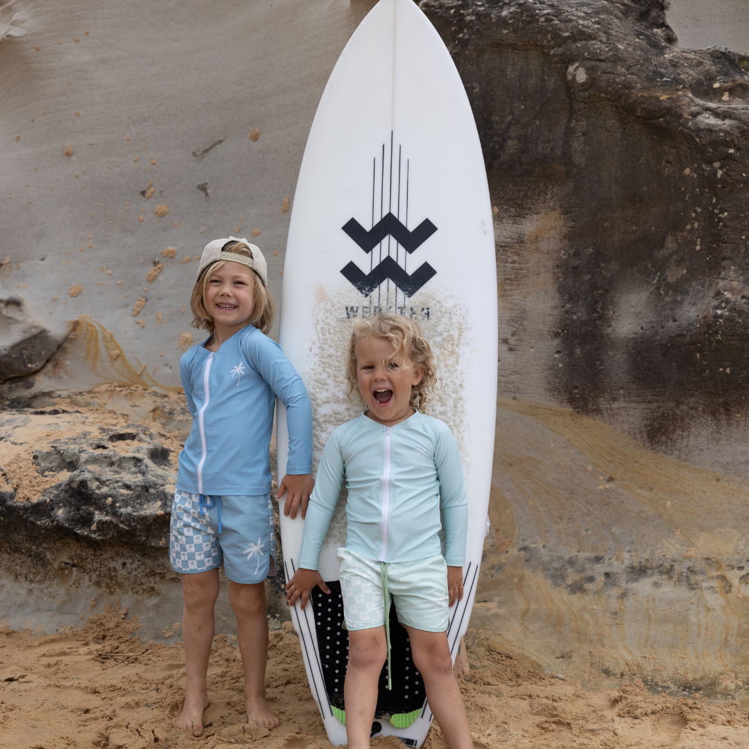Archie Board Short - Ocean Palm