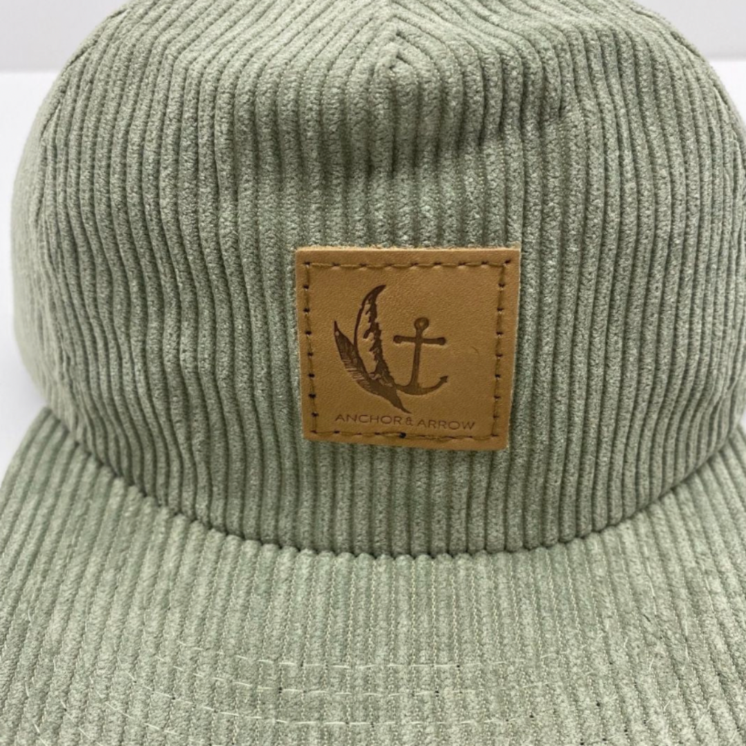 Matching Corduroy Cap Bundle - Sage