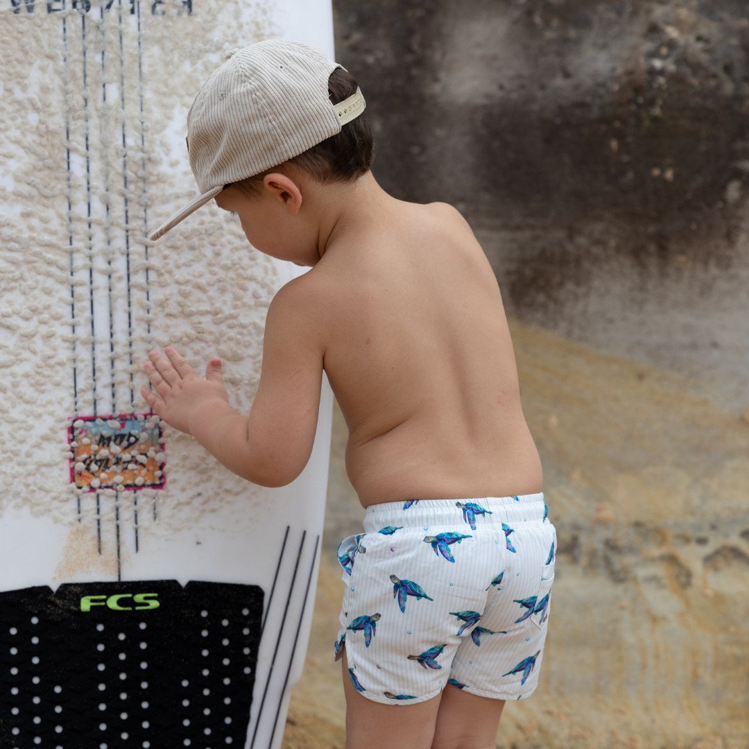 Archie Board Short - Sea Turtle
