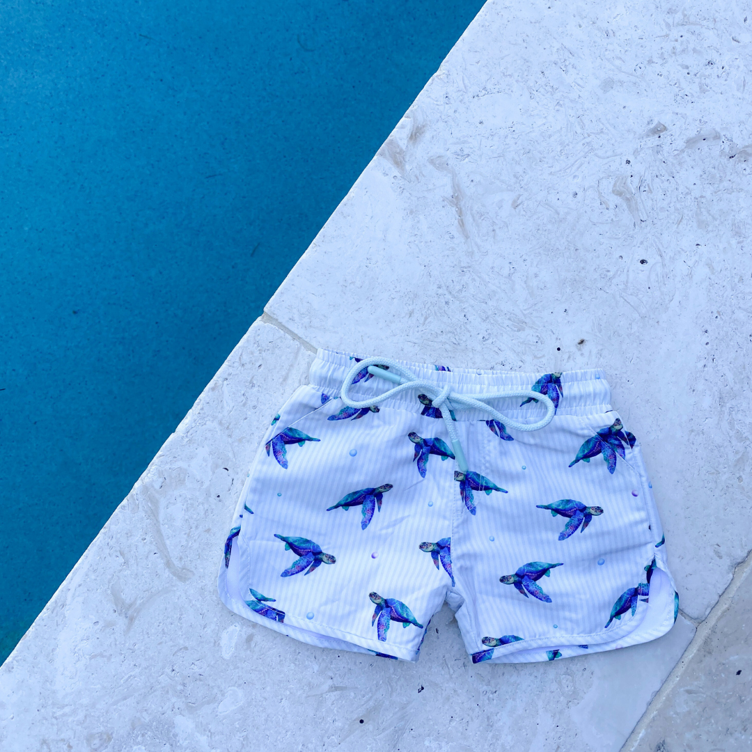 Archie Board Short - Sea Turtle