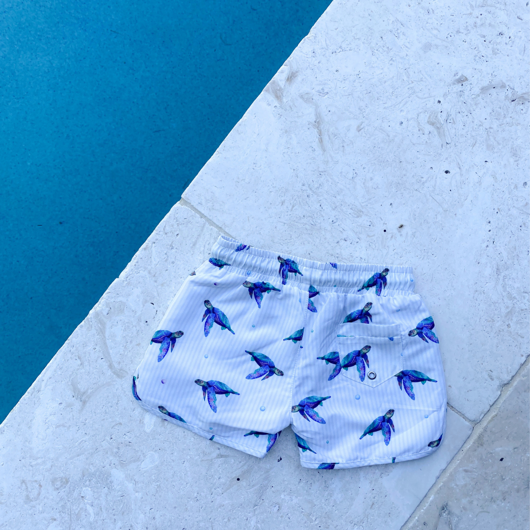 Archie Board Short - Sea Turtle