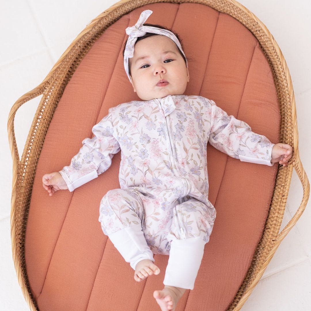 Long Zippy Romper - Daisy Dreams