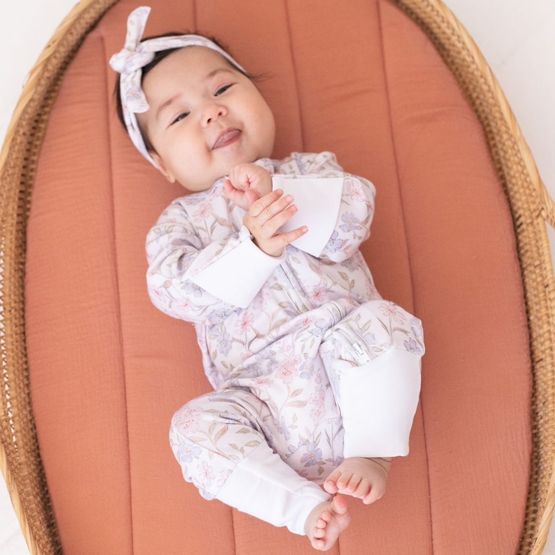 Long Zippy Romper - Daisy Dreams