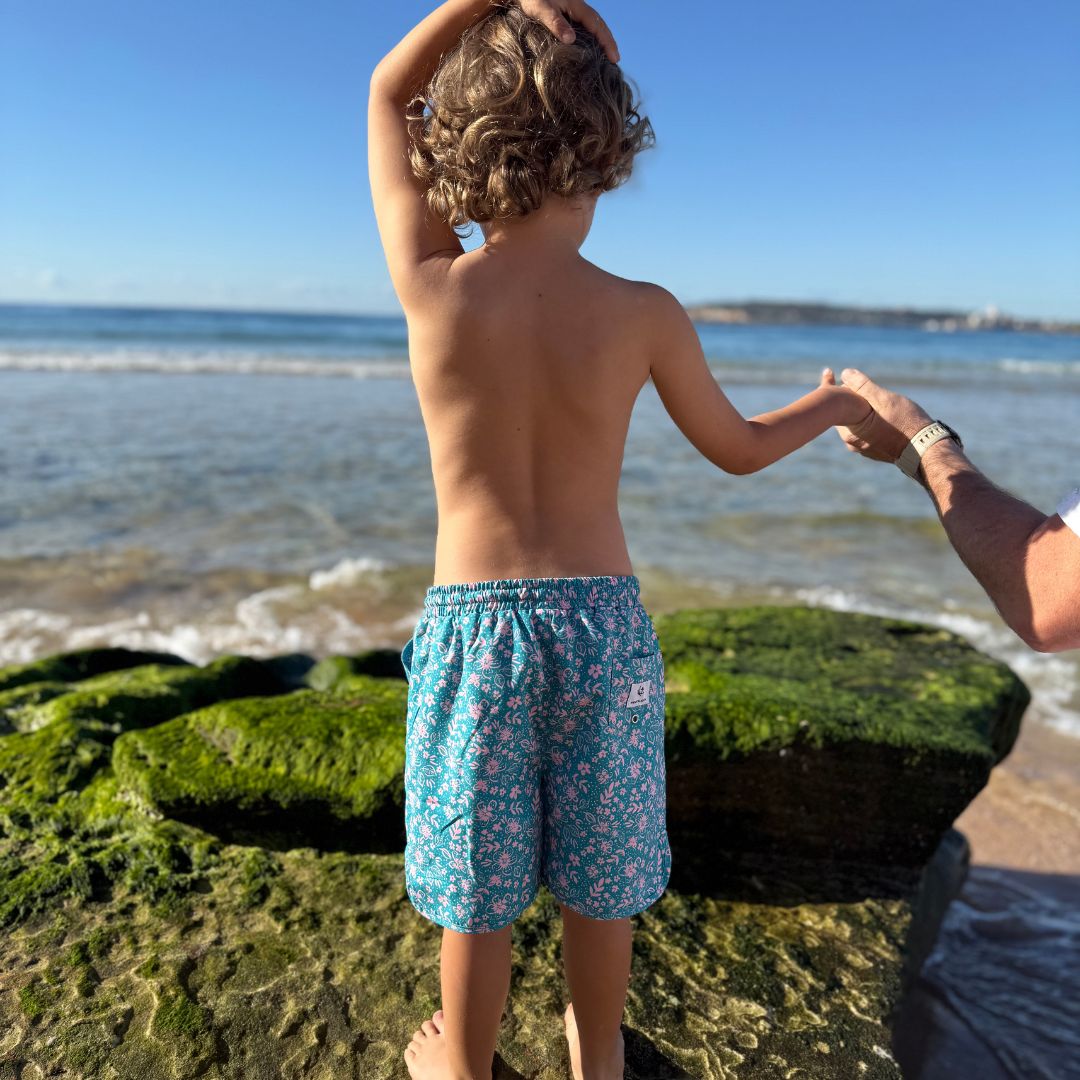 Archie Board Short - Teal