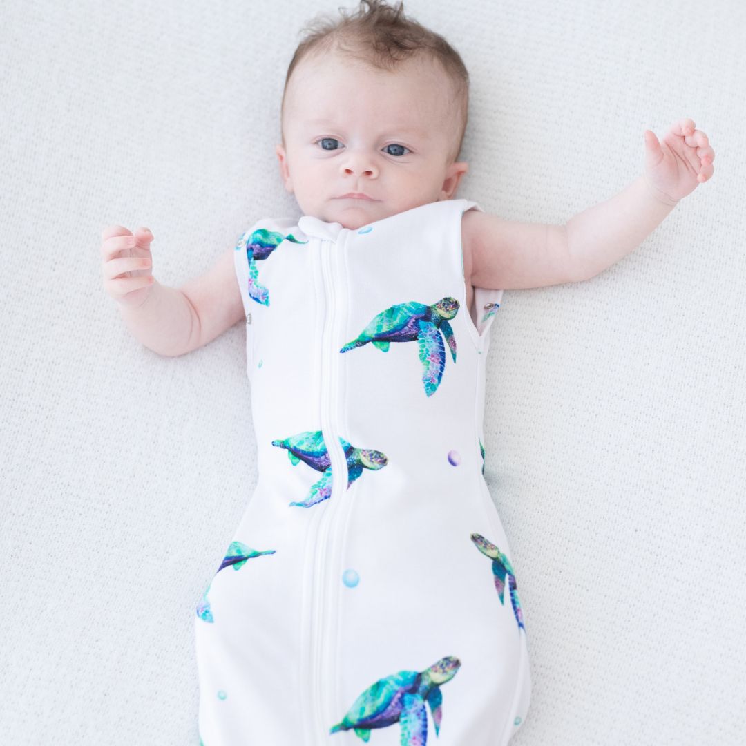 Newborn Sleeping Bag 1.0 TOG (Sea Turtle)