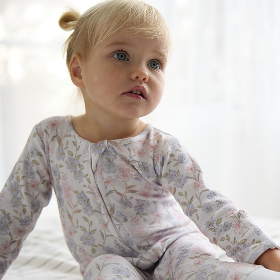 Long Zippy Romper - Daisy Dreams