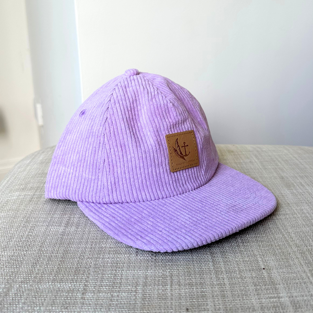 Corduroy Hat - Lilac