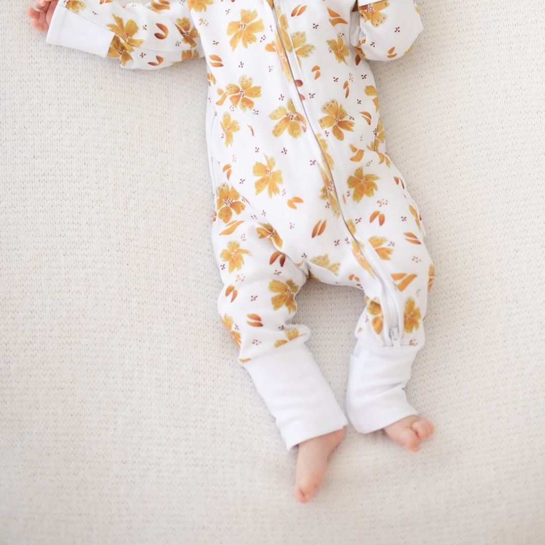 Long Zippy Romper - Summer Blooms