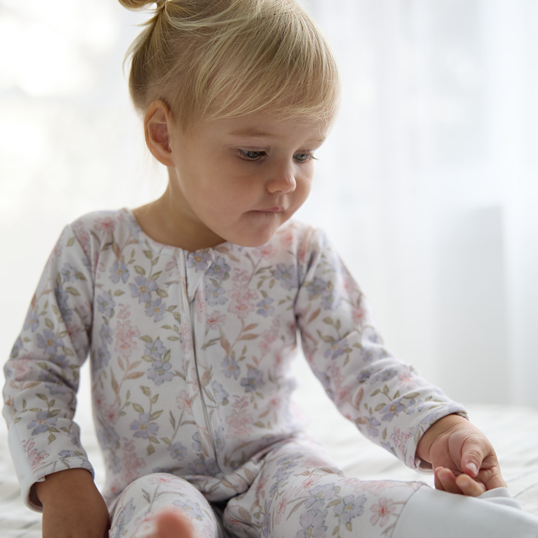 Long Zippy Romper - Daisy Dreams