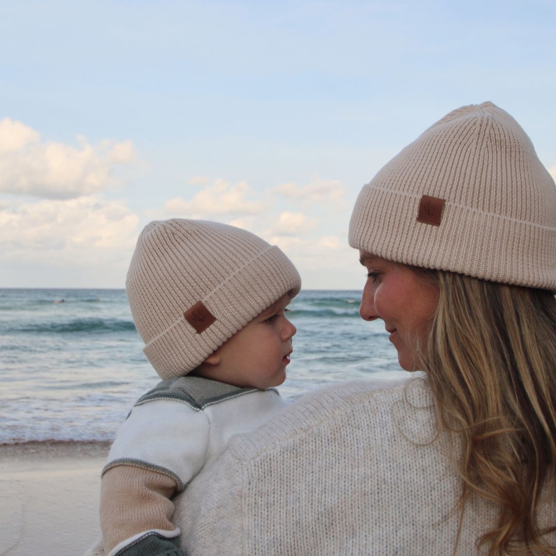 Cotton Beanies - Sand