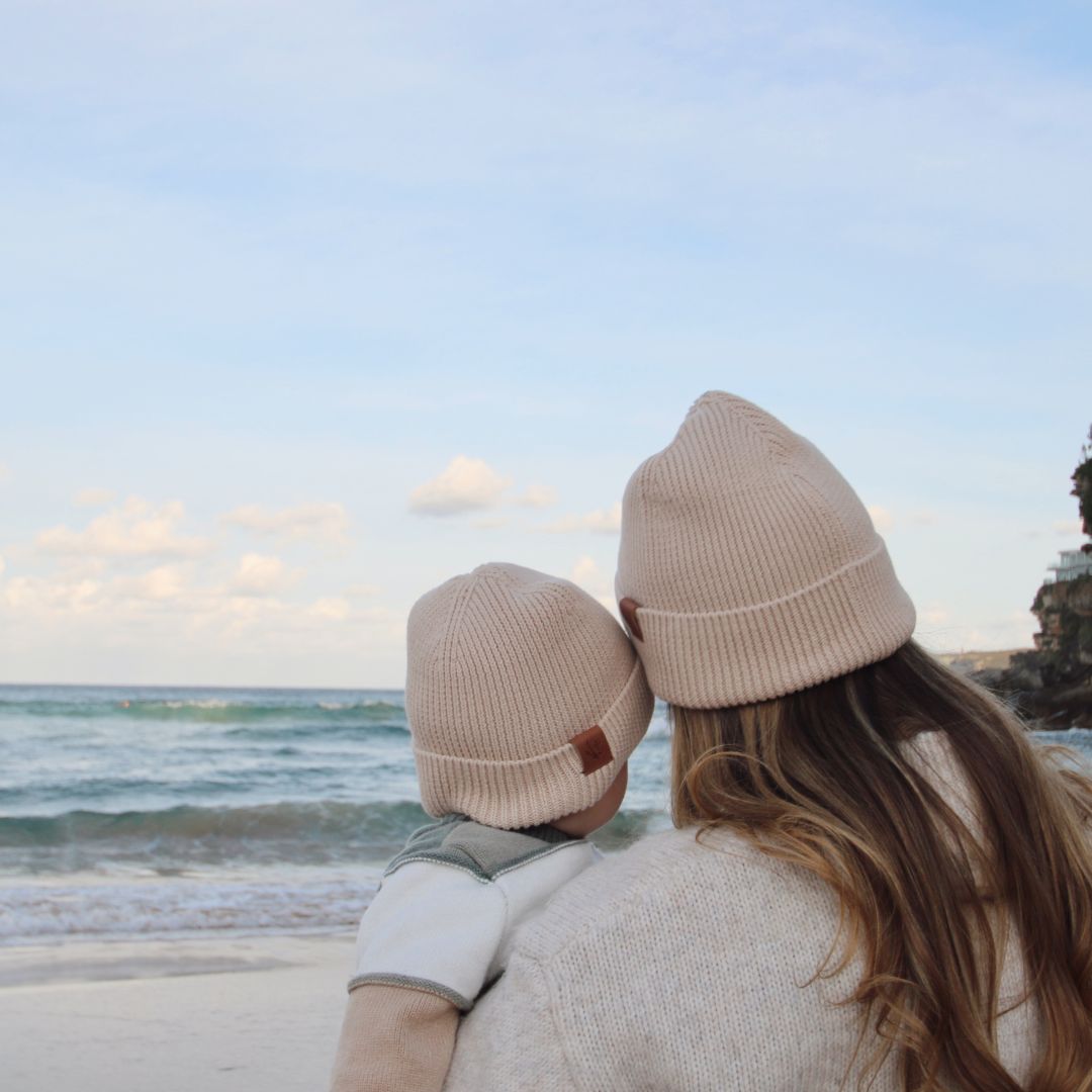 Cotton Beanies - Sand