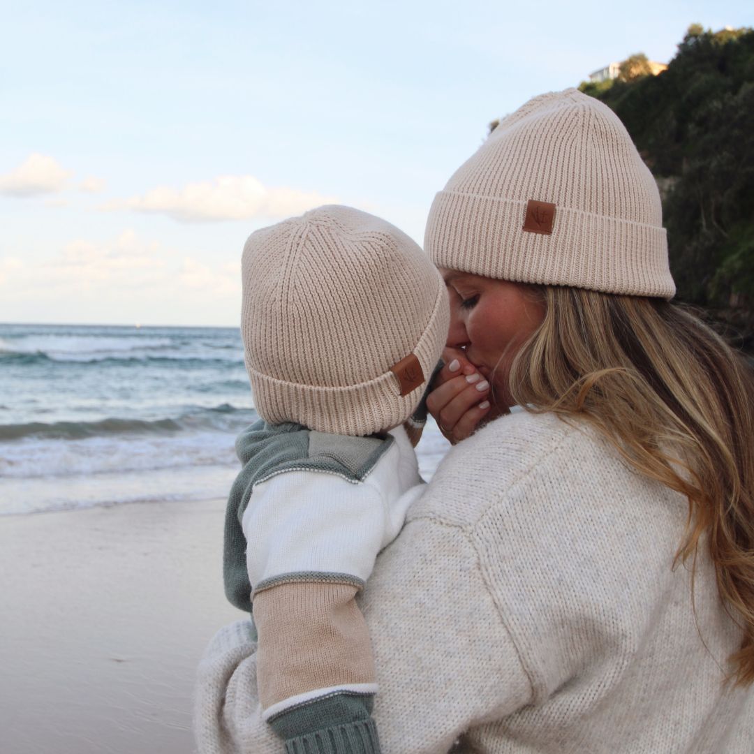 Cotton Beanies - Sand