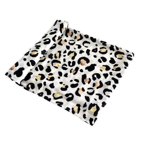 Organic Bamboo Cotton Swaddle - Leopard Print