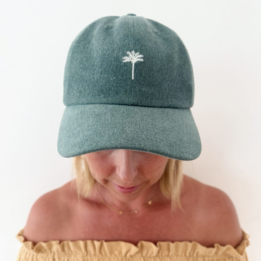 Matching Palm Cap Bundle - Stonewash Green