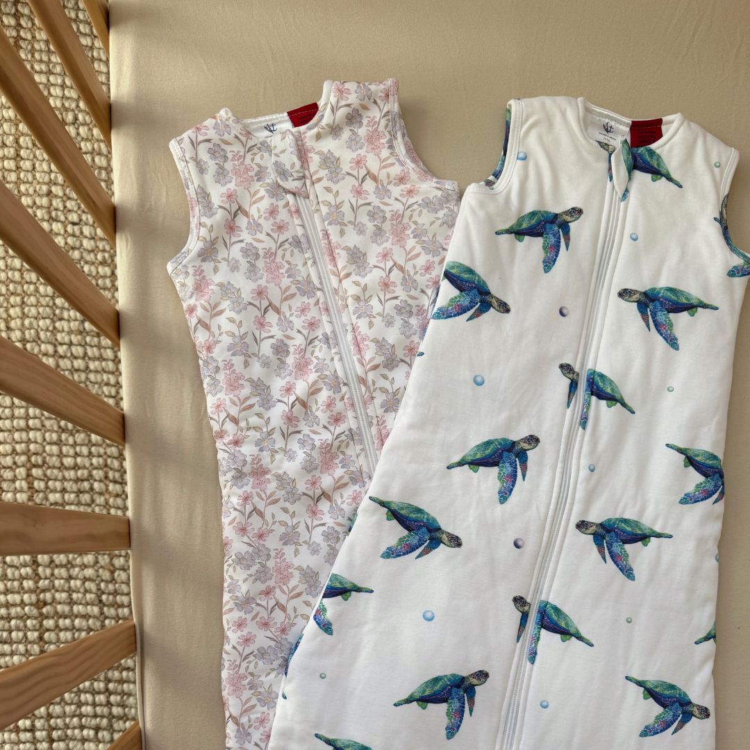 2.5 TOG Sleeveless Cotton Sleeping Bag - Daisy Dreams