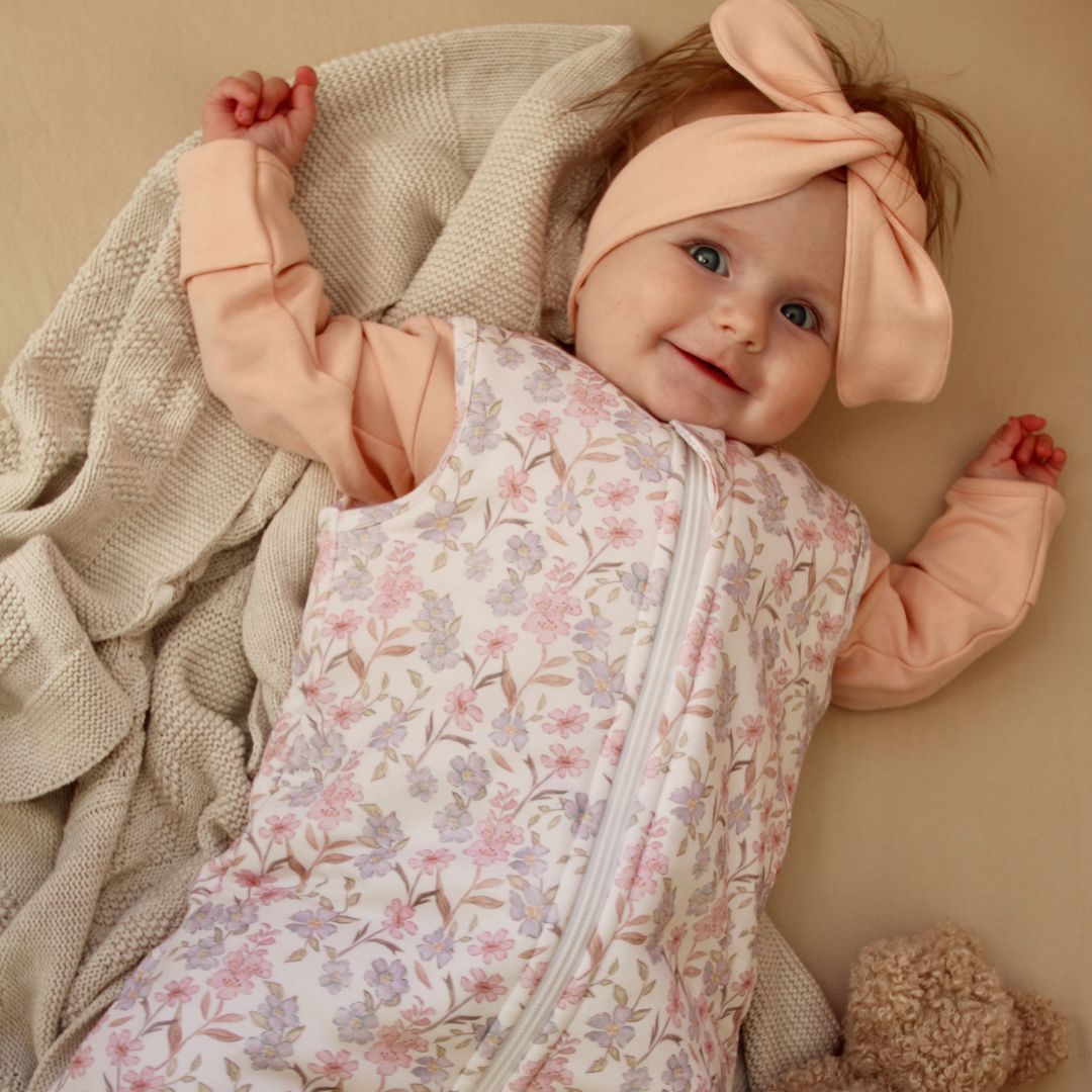 2.5 TOG Sleeveless Cotton Sleeping Bag - Daisy Dreams